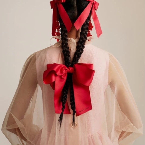 Simone Rocha X H&M Red Bows pack - Picture 3 of 5